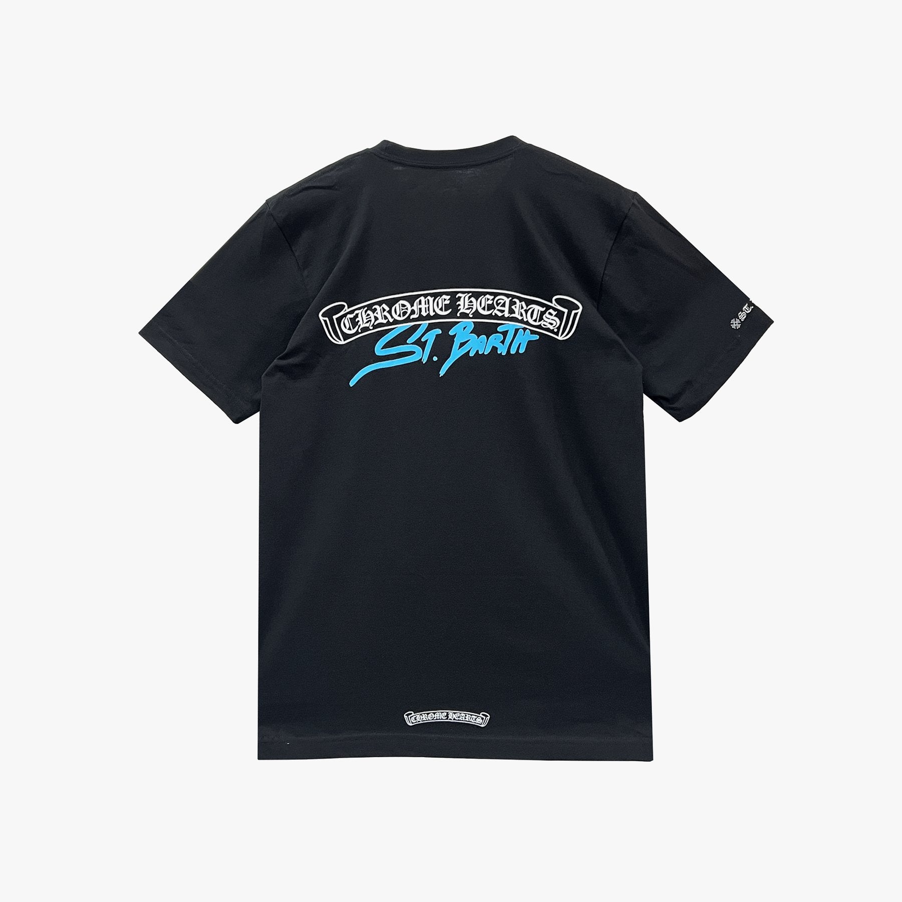 Chrome Hearts St. Barth Exclusive Scroll Logo Short Sleeve T-shirt