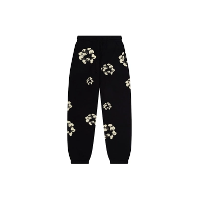 Denim Tears x CPFM Cactus Tears Wreath Sweatpants Black 01