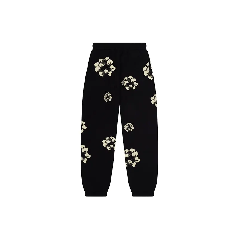 Denim Tears x CPFM Cactus Tears Wreath Sweatpants Black