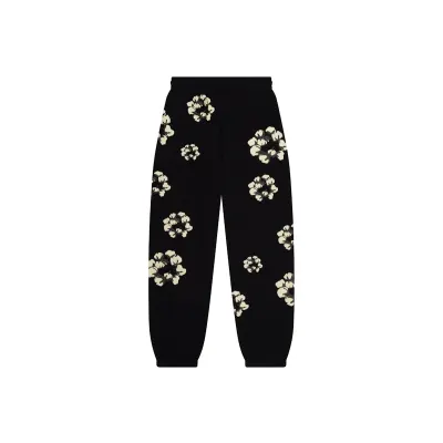 Denim Tears x CPFM Cactus Tears Wreath Sweatpants Black 02