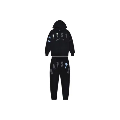 Trapstar Irongate Arch Chenille 2.0 Tracksuit Black/Ice 01