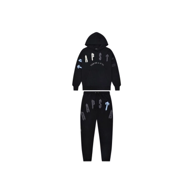 Trapstar Irongate Arch Chenille 2.0 Tracksuit Black/Ice 01