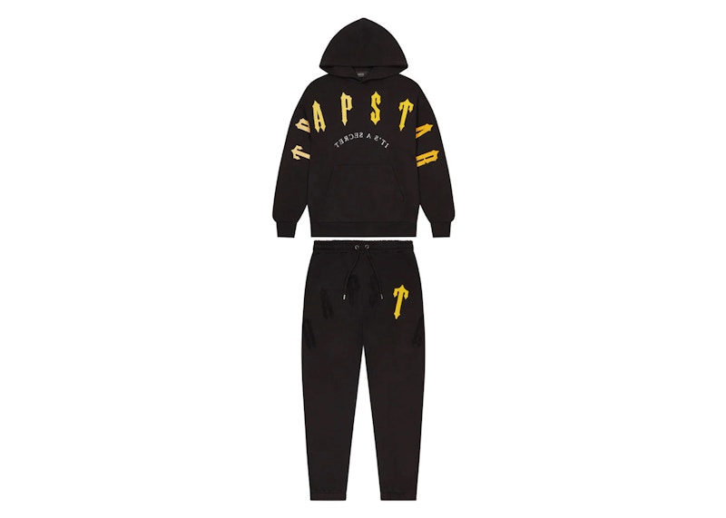 Trapstar Irongate Arch Chenille 2.0 Tracksuit Black/Yellow
