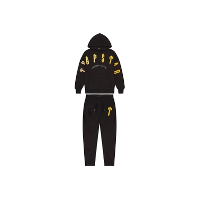 Trapstar Irongate Arch Chenille 2.0 Tracksuit Black/Yellow 01