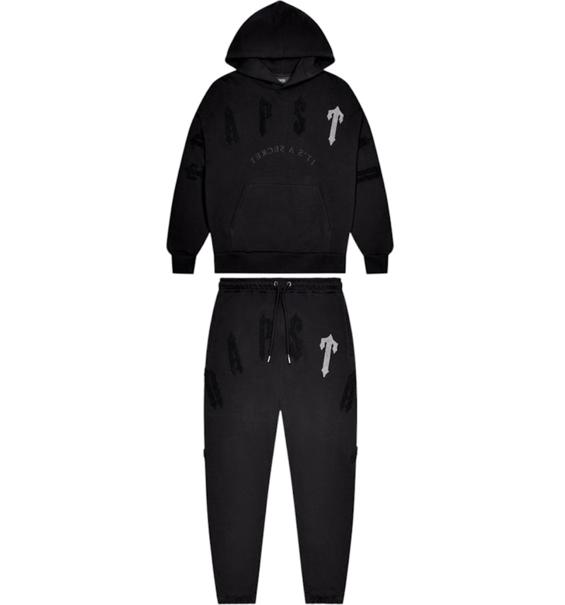 Trapstar Irongate Arch Chenille 2.0 Tracksuit Blackout