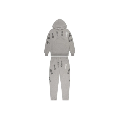 Trapstar Irongate Arch Chenille 2.0 Tracksuit Grey 01