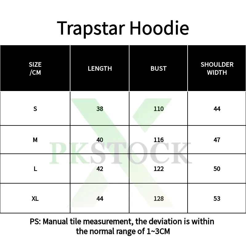 Trapstar Shooters Hoodie Tracksuit Black Monochrome Edition