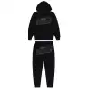 Trapstar Shooters Hoodie Tracksuit Black Monochrome Edition