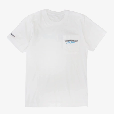 Chrome Hearts St. Barth Exclusive Scroll Logo Short Sleeve T-shirt 01