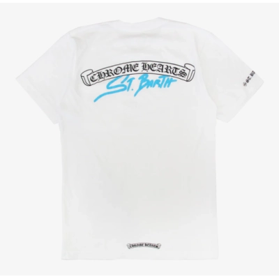 Chrome Hearts St. Barth Exclusive Scroll Logo Short Sleeve T-shirt 02