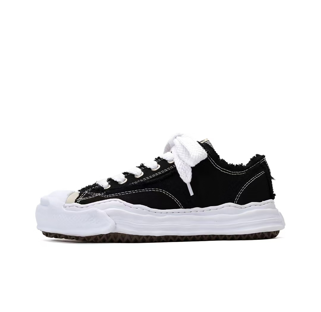 PK God Batch Maison MIHARA YASUHIRO Men's Hank Low Sneakers Black