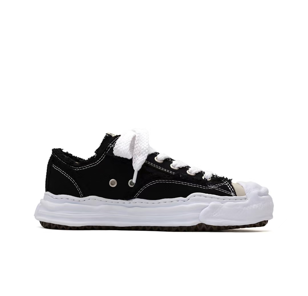 PK God Batch Maison MIHARA YASUHIRO Men's Hank Low Sneakers Black