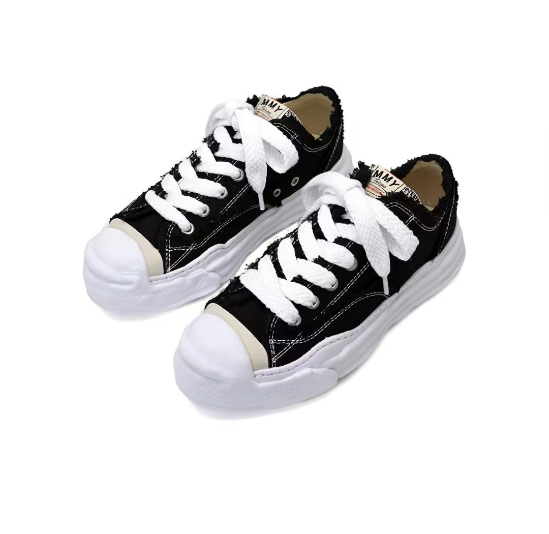 PK God Batch Maison MIHARA YASUHIRO Men's Hank Low Sneakers Black