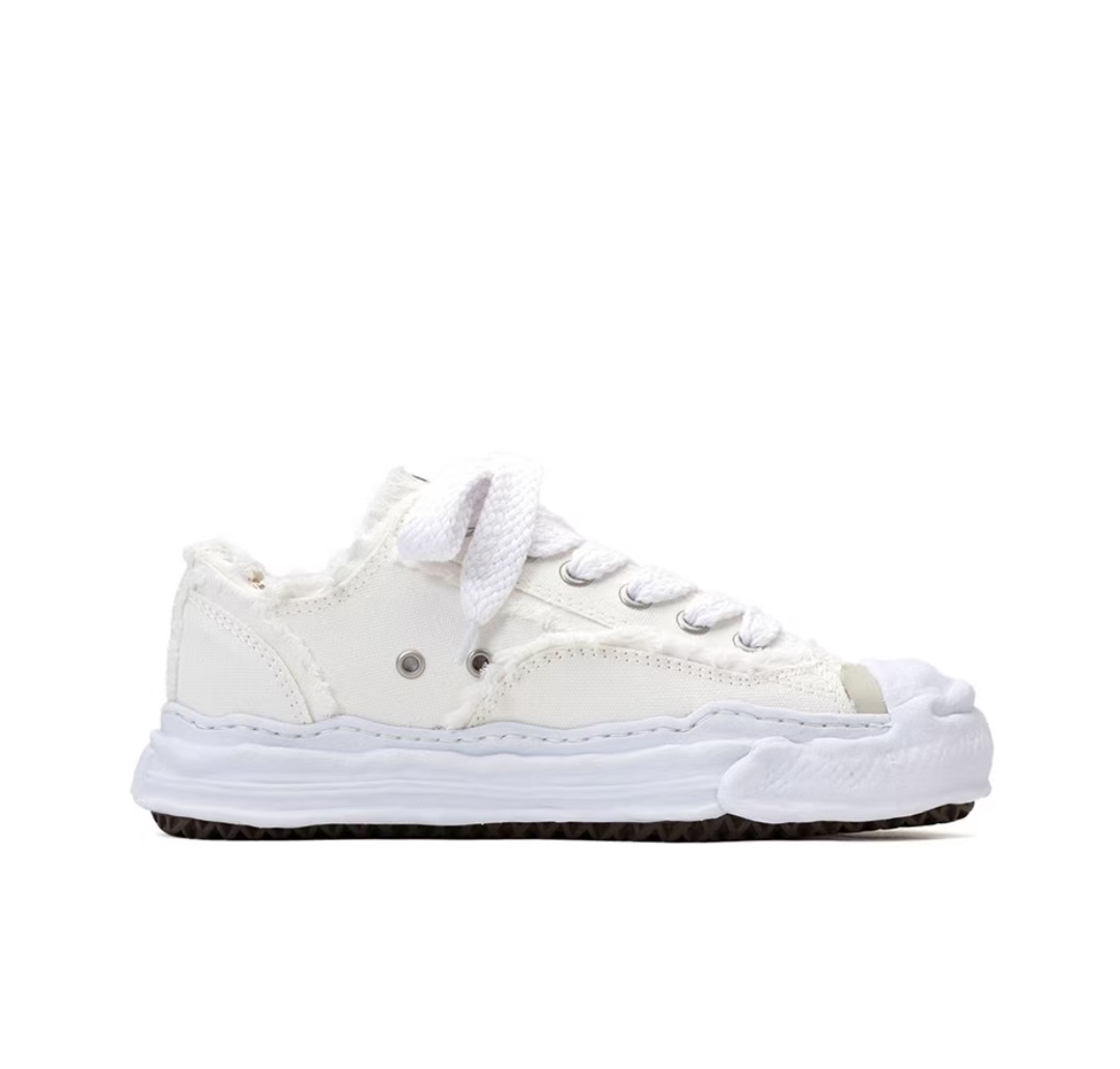 PK God Batch Maison MIHARA YASUHIRO Men's Hank Low Sneakers White