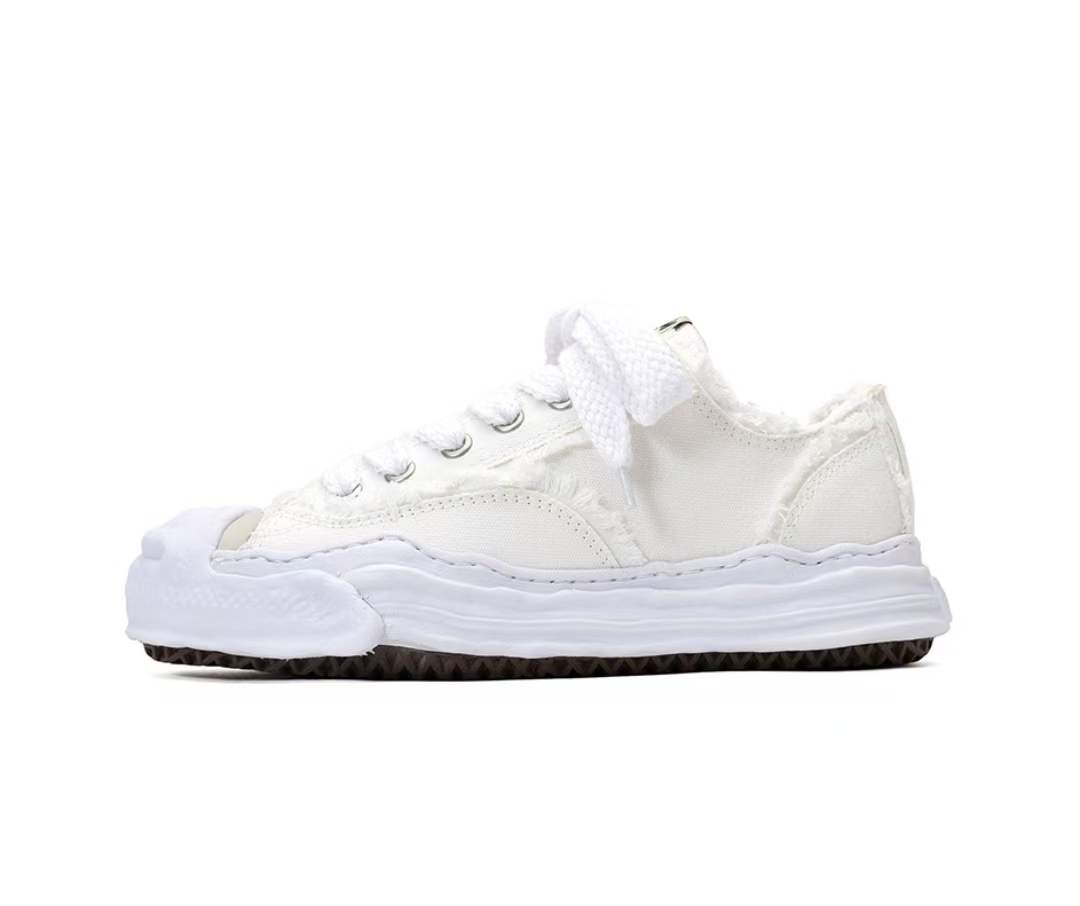 PK God Batch Maison MIHARA YASUHIRO Men's Hank Low Sneakers White