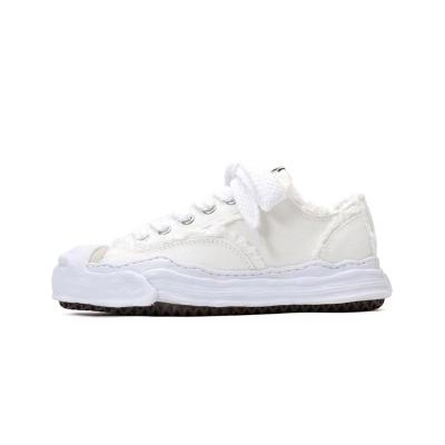 PK God Batch Maison MIHARA YASUHIRO Men's Hank Low Sneakers White 01