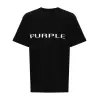 Purple Brand Wordmark Tee Black