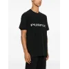 Purple Brand Wordmark Tee Black