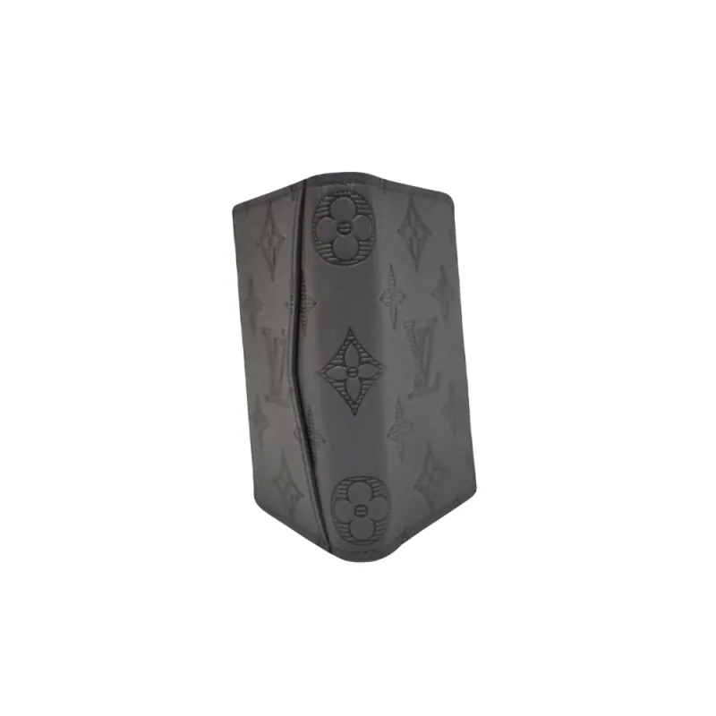 Louis Vuitton Monogram Shadow Grey Leather Card Wallet