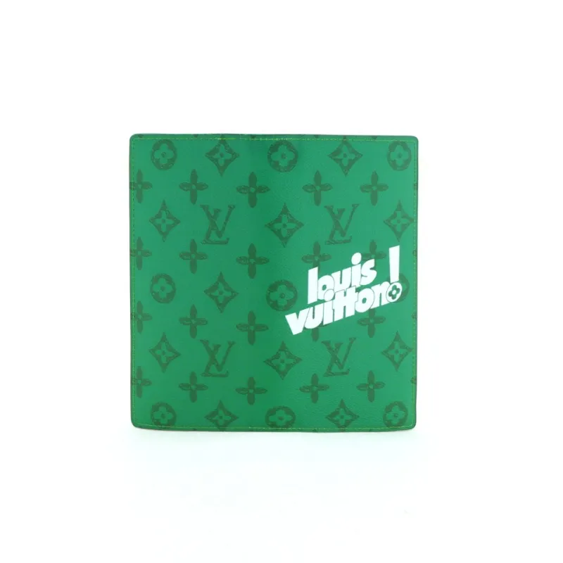 Louis Vuitton Pocket Organizer Monogram Wallet Green