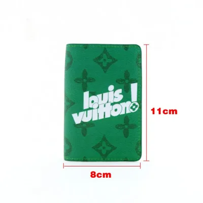 Louis Vuitton Pocket Organizer Monogram Wallet Short Green 02