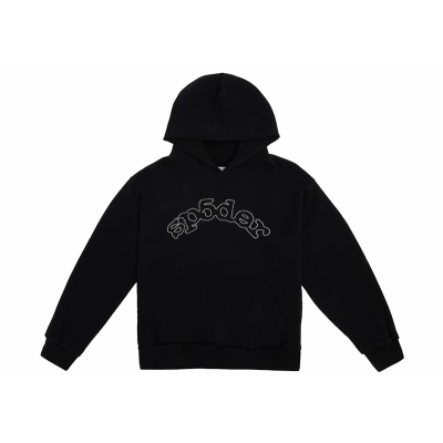 Sp5der OG Logo Hoodie Black 01