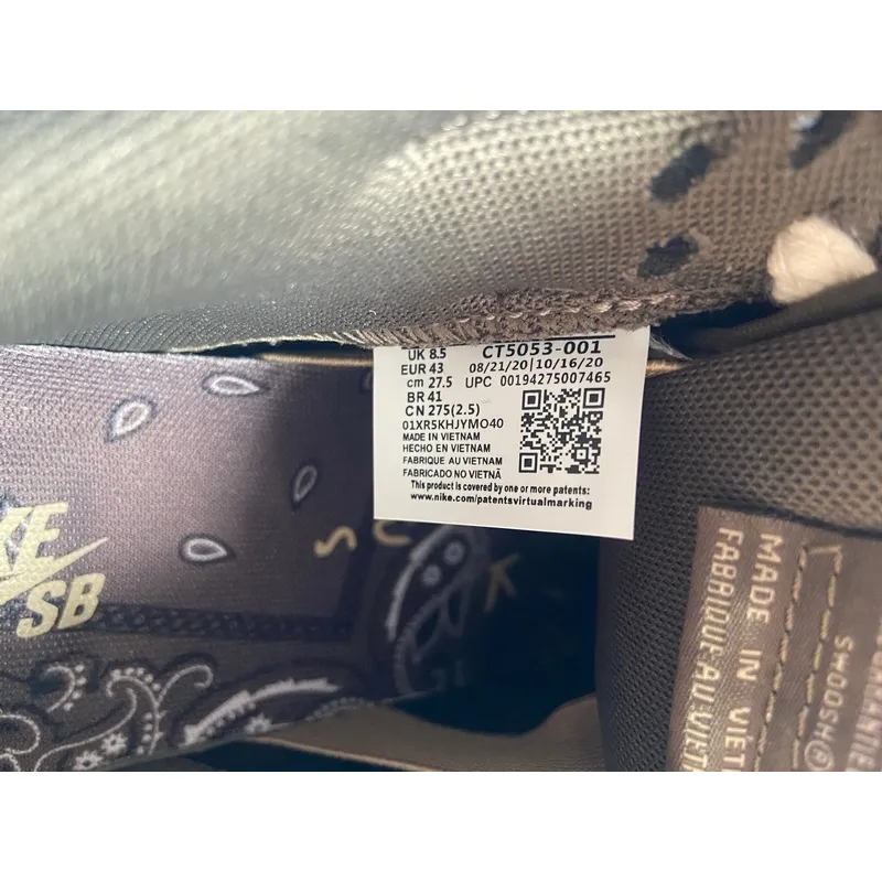 PK God Batch Nike SB Dunk Low Travis Scott CT5053-001