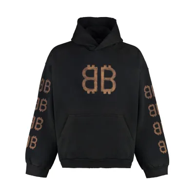 Balenciaga Crypto BB-print hoodie 01