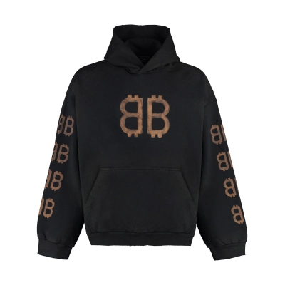 Balenciaga Crypto BB-print hoodie 01