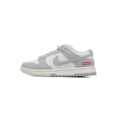 LJR Batch Nike Dunk Low x Supreme White Corduroy Hook FC1688-143 01