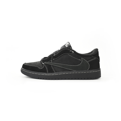 PK God Batch Air Jordan 1 Retro Low OG SP Travis Scott Black Phantom DM7866-001 01