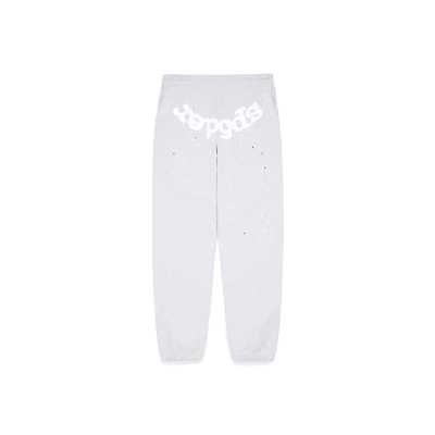 Sp5der OG Web Sweatpants Heather Grey 01