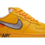 PK God Batch Nike Air Force 1 Low OFF-WHITE University Gold Metallic Silver DD1876-700