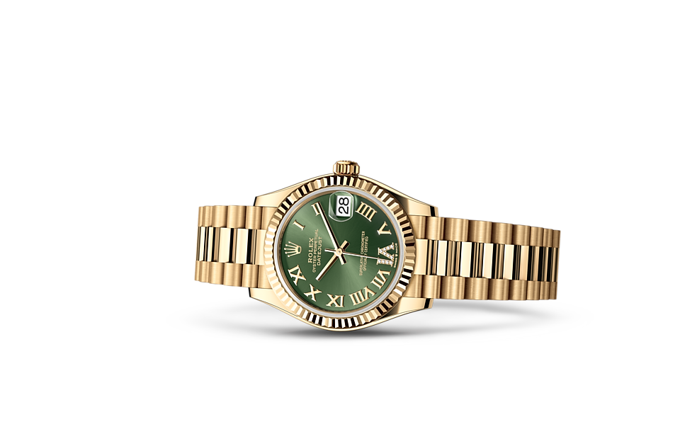 PKStockX Rolex Datejust 31 watch 18 kt yellow gold m278278-0030