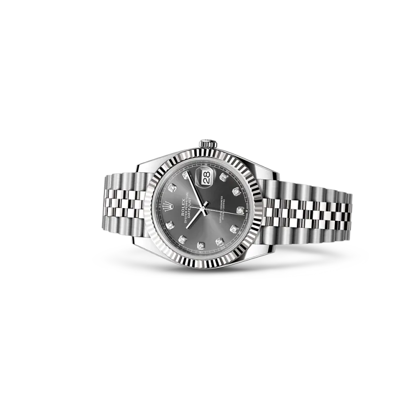PKStockX Rolex Datejust 41 Oyster-41 mm-Oystersteel and White Gold Reference 126334 m126334-0006