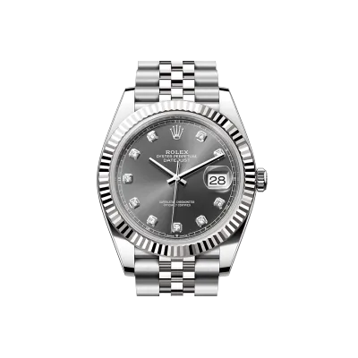 PKStockX Rolex Datejust 41 Oyster-41 mm-Oystersteel and White Gold Reference 126334 m126334-0006 01