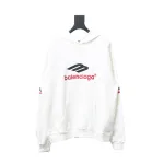 Balenciaga Red Double M Hoodie