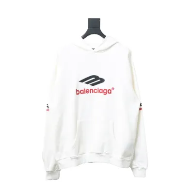 Balenciaga Red Double M Hoodie 02