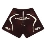 Hellstar Warm Up Shorts Brown