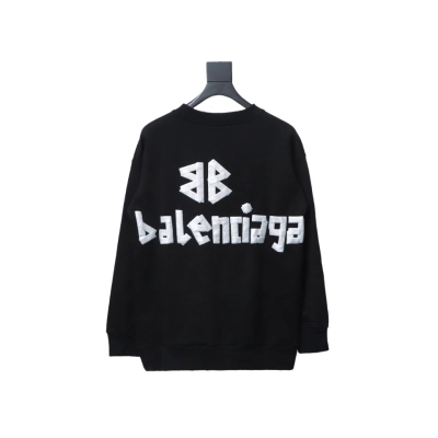 New Tape Type Hoodie Oversized in black and silver archetype fleece 02