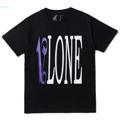 Vlone x Palm Angels T-Shirt Purple/Black 01