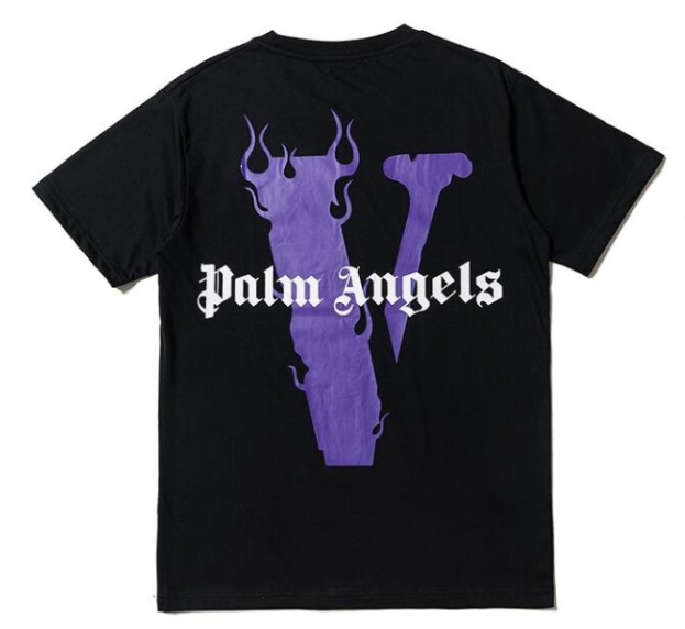 Vlone x Palm Angels T-Shirt Purple/Black