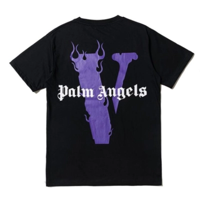 Vlone x Palm Angels T-Shirt Purple/Black 02