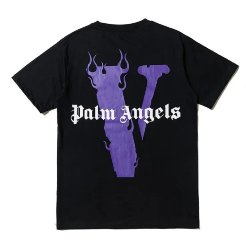 Vlone x Palm Angels T-Shirt Purple/Black