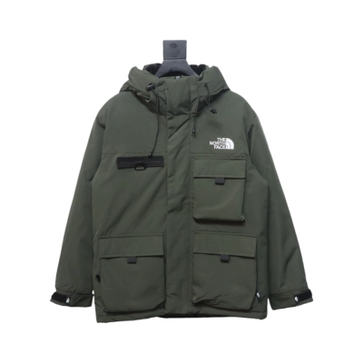 The North Face Alphabet Workwear Down Jacket Green 01