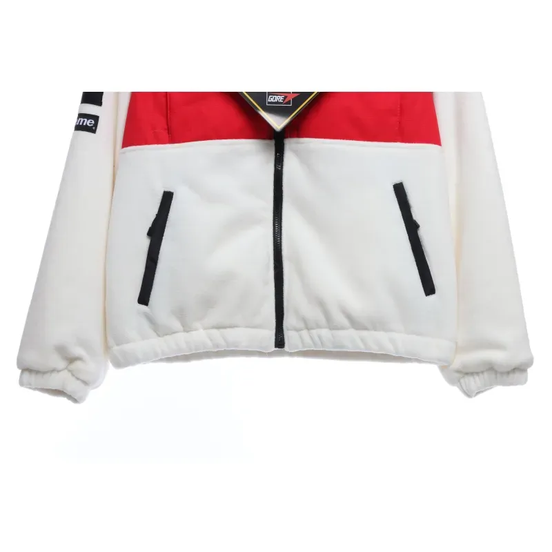 Supreme The North Face Expedition Fleece (FW18) Jacket White