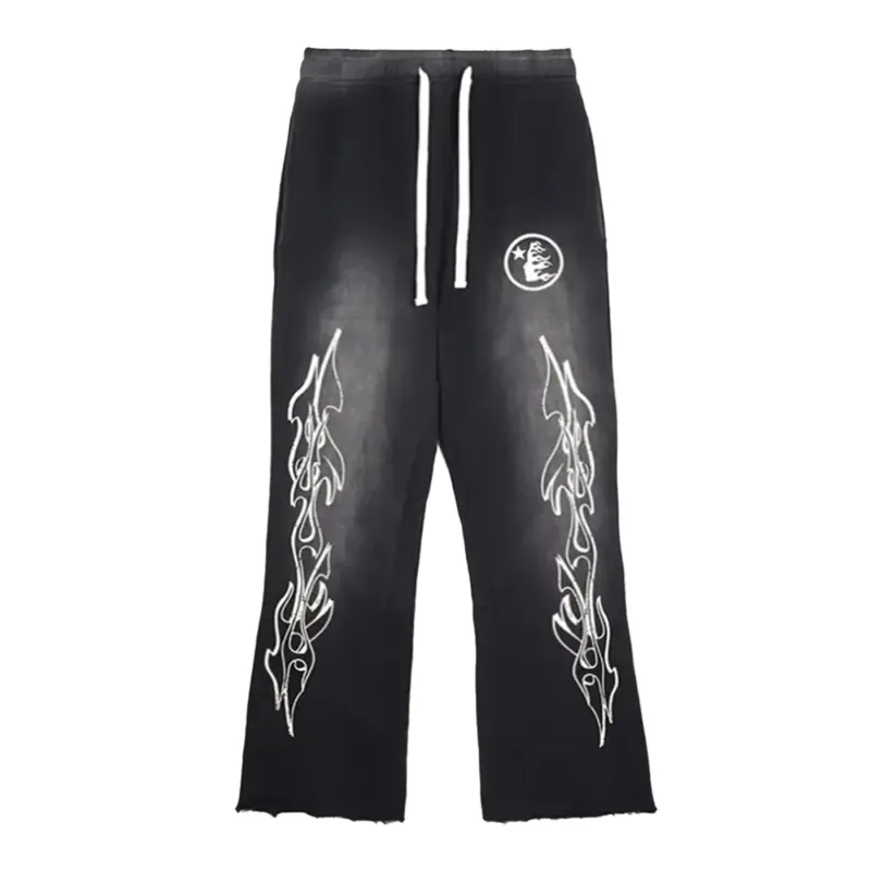 Hellstar Studios Flare Sweatpants Black