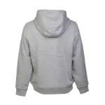 Burberry Embroidered EKD Cotton Blend Hoodie Grey