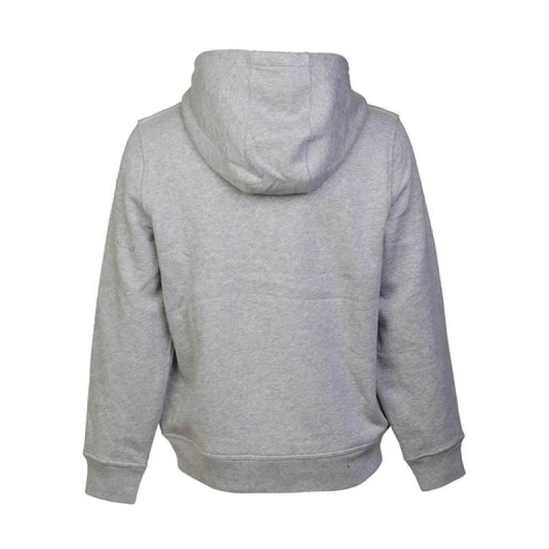 Burberry Embroidered EKD Cotton Blend Hoodie Grey