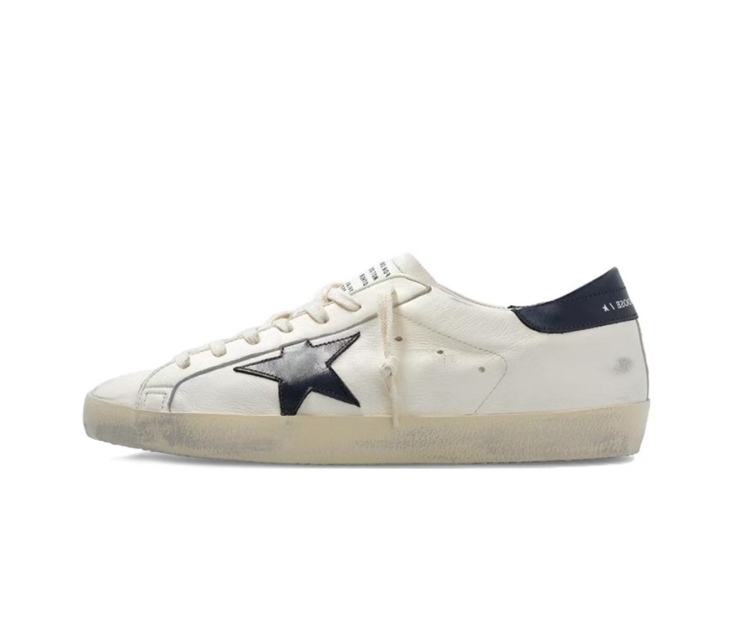 Golden Goose Super-Star Beige Night Blue